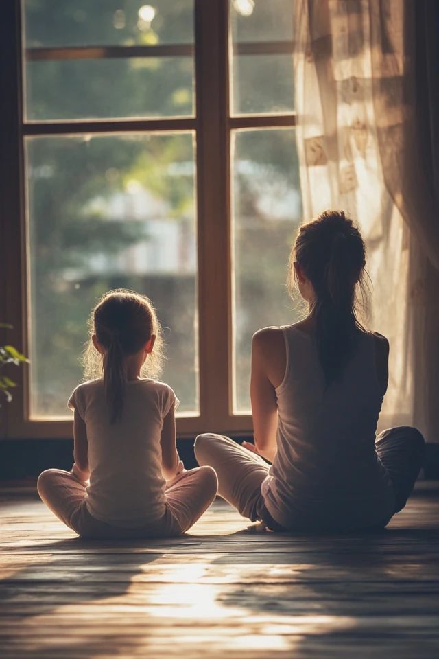 Mains d'enfant tenant délicatement des fleurs blanches